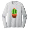 Sublimatable PosiCharge Long Sleeve Electric Heather Tee Thumbnail