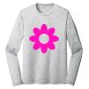 Sublimatable PosiCharge Long Sleeve Electric Heather Tee Thumbnail