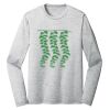Sublimatable PosiCharge Long Sleeve Electric Heather Tee Thumbnail