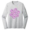 Sublimatable PosiCharge Long Sleeve Electric Heather Tee Thumbnail
