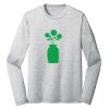 Sublimatable PosiCharge Long Sleeve Electric Heather Tee Thumbnail
