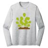 Sublimatable PosiCharge Long Sleeve Electric Heather Tee Thumbnail