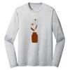 Sublimatable PosiCharge Long Sleeve Electric Heather Tee Thumbnail