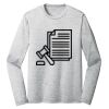 Sublimatable PosiCharge Long Sleeve Electric Heather Tee Thumbnail