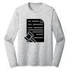 Sublimatable PosiCharge Long Sleeve Electric Heather Tee Thumbnail