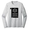 Sublimatable PosiCharge Long Sleeve Electric Heather Tee Thumbnail