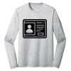Sublimatable PosiCharge Long Sleeve Electric Heather Tee Thumbnail