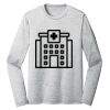 Sublimatable PosiCharge Long Sleeve Electric Heather Tee Thumbnail