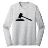 Sublimatable PosiCharge Long Sleeve Electric Heather Tee Thumbnail