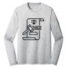 Sublimatable PosiCharge Long Sleeve Electric Heather Tee Thumbnail