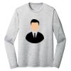 Sublimatable PosiCharge Long Sleeve Electric Heather Tee Thumbnail