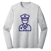 Sublimatable PosiCharge Long Sleeve Electric Heather Tee Thumbnail