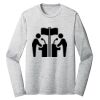 Sublimatable PosiCharge Long Sleeve Electric Heather Tee Thumbnail