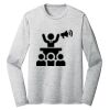 Sublimatable PosiCharge Long Sleeve Electric Heather Tee Thumbnail