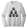 Sublimatable PosiCharge Long Sleeve Electric Heather Tee Thumbnail