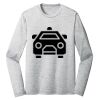 Sublimatable PosiCharge Long Sleeve Electric Heather Tee Thumbnail