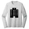 Sublimatable PosiCharge Long Sleeve Electric Heather Tee Thumbnail