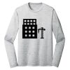 Sublimatable PosiCharge Long Sleeve Electric Heather Tee Thumbnail