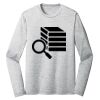 Sublimatable PosiCharge Long Sleeve Electric Heather Tee Thumbnail