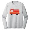 Sublimatable PosiCharge Long Sleeve Electric Heather Tee Thumbnail
