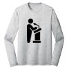 Sublimatable PosiCharge Long Sleeve Electric Heather Tee Thumbnail