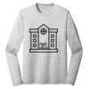 Sublimatable PosiCharge Long Sleeve Electric Heather Tee Thumbnail