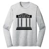 Sublimatable PosiCharge Long Sleeve Electric Heather Tee Thumbnail
