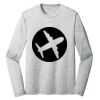 Sublimatable PosiCharge Long Sleeve Electric Heather Tee Thumbnail