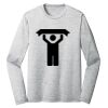Sublimatable PosiCharge Long Sleeve Electric Heather Tee Thumbnail