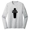 Sublimatable PosiCharge Long Sleeve Electric Heather Tee Thumbnail